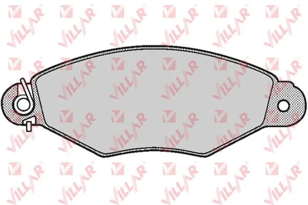 Kit de plaquettes de frein, frein à disque VILLAR 626.0662