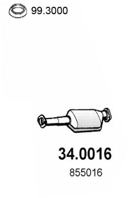 Catalyseur ASSO 34.0016