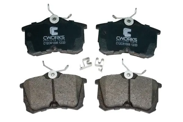 Kit de plaquettes de frein, frein à disque CWORKS C12CR1006