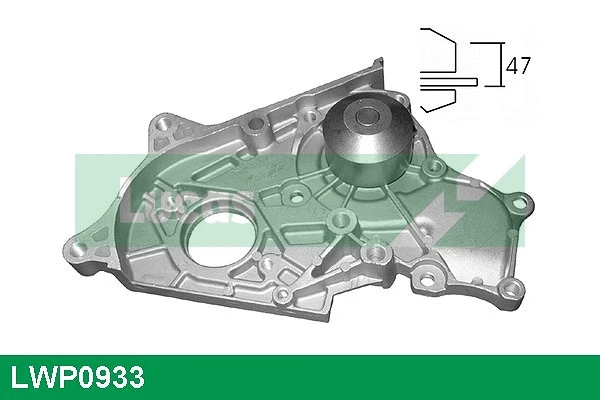 Pompe à eau, refroidissement du moteur LUCAS LWP0933