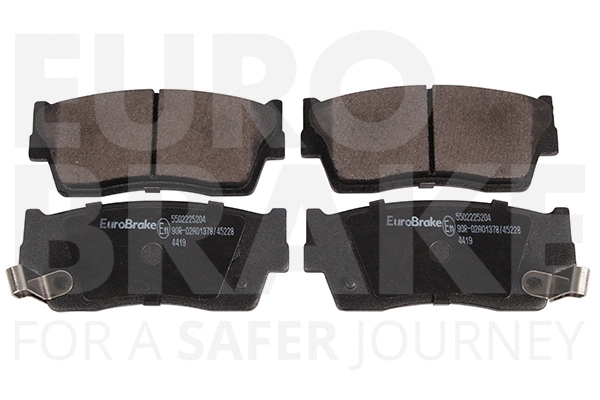 Kit de plaquettes de frein, frein à disque EUROBRAKE 5502225204