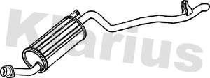 Silencieux arrière KLARIUS CL86V