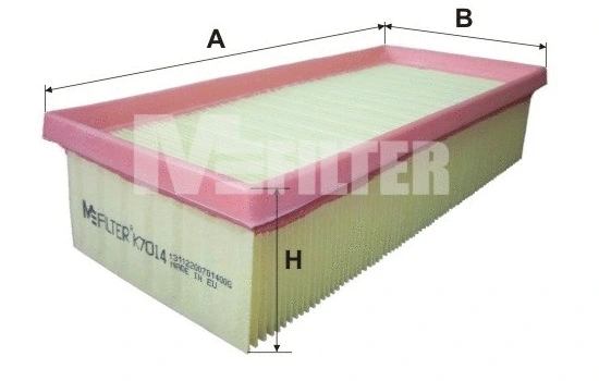 Filtre à air MFILTER K 7014
