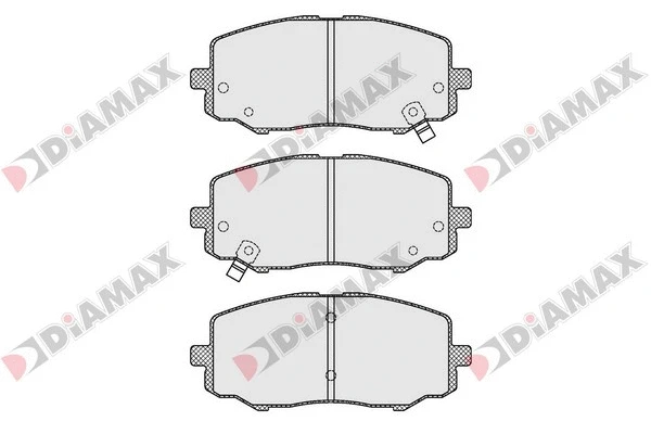 Kit de plaquettes de frein, frein à disque DIAMAX N09521