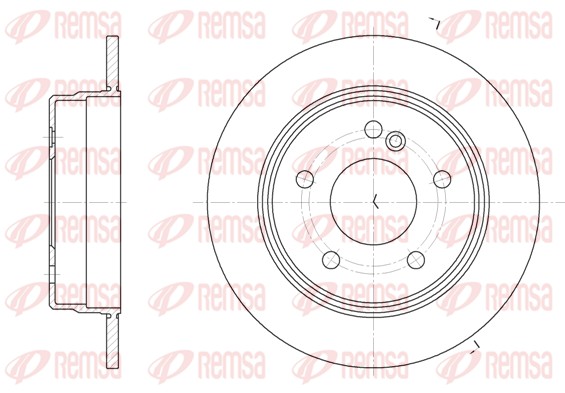 Disque de frein REMSA 6193.00