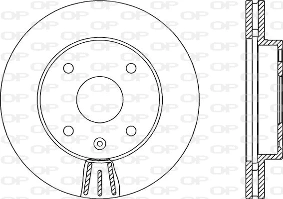Disque de frein OPEN PARTS BDA2144.20