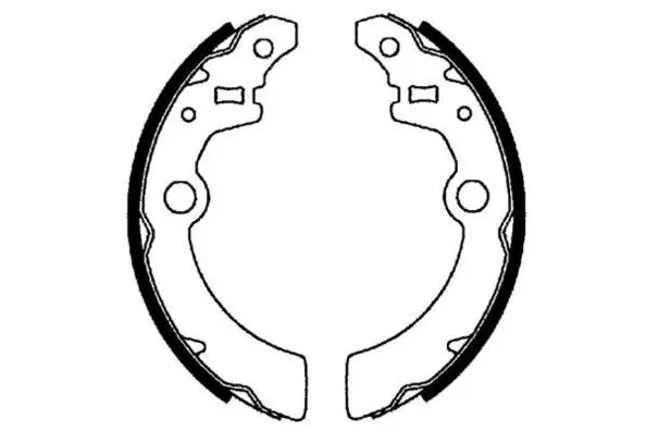 Jeu de mâchoires de frein E.T.F. 09-0619