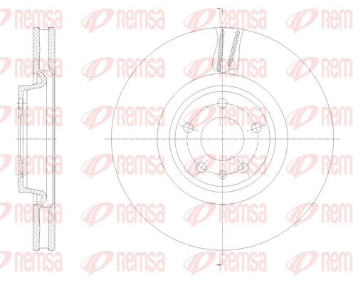 Disque de frein REMSA 62133.10