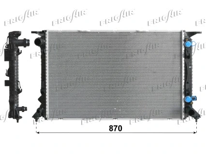 Radiateur, refroidissement du moteur FRIGAIR 0110.3145