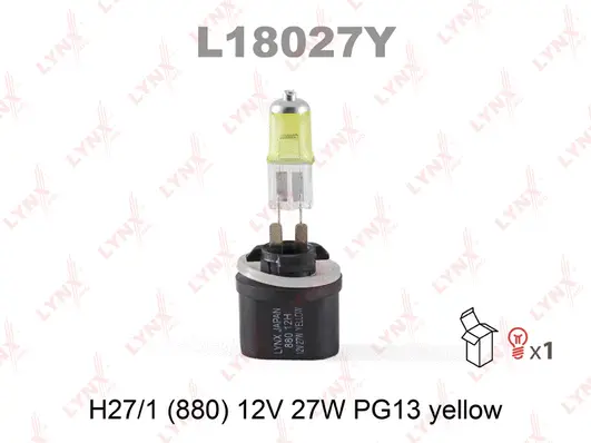 Ampoule, projecteur antibrouillard LYNXAUTO L18027Y
