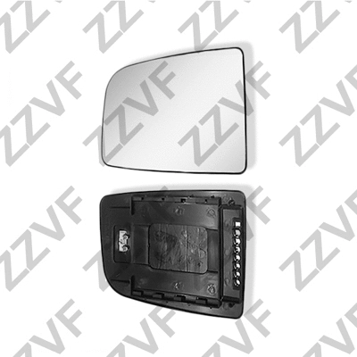Verre de rétroviseur, rétroviseur extérieur ZZVF ZVME2105RV