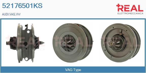 Groupe carter, turbocompresseur REAL 52176501KS