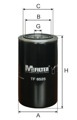 Filtre à huile MFILTER TF 6525