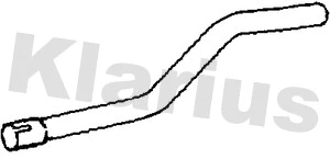 Tuyau d'échappement KLARIUS 120397