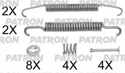 Kit d'accessoires, mâchoire de frein PATRON PSRK0131