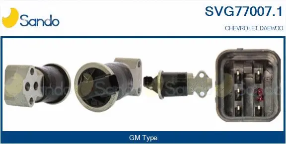 Vanne EGR SANDO SVG77007.1