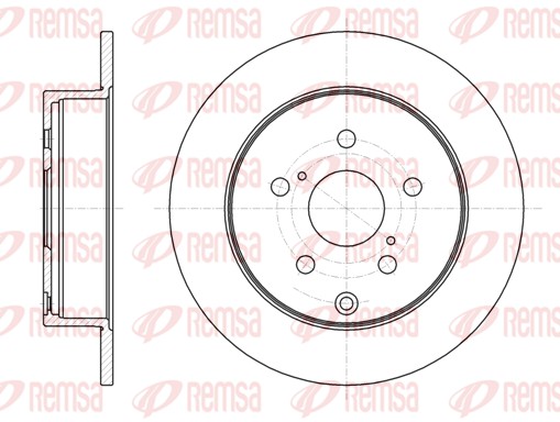 Disque de frein REMSA 61088.00