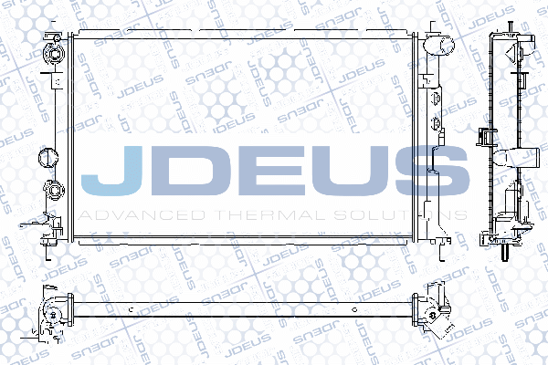 Radiateur, refroidissement du moteur JDEUS RA0200651
