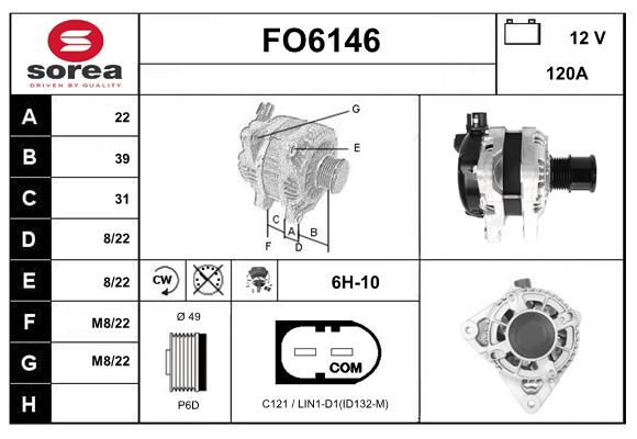 Alternateur SERA FO6146