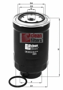 Filtre à carburant CLEAN FILTERS DN 287/A