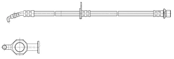 Flexible de frein CEF 512601