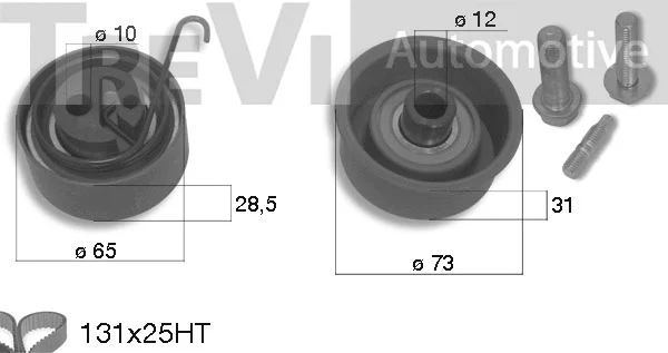 Kit de courroie crantée TREVI AUTOMOTIVE KD1270