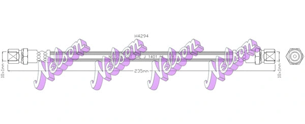 Flexible de frein KAWE H4294