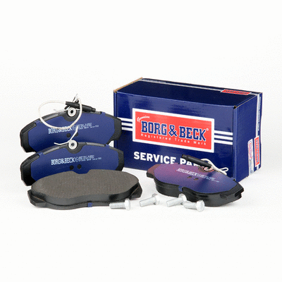 Kit de plaquettes de frein, frein à disque BORG & BECK BBP1561