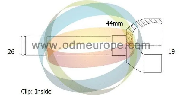 Jeu de joints, arbre de transmission 4X4 ESTANFI EST-12-300725