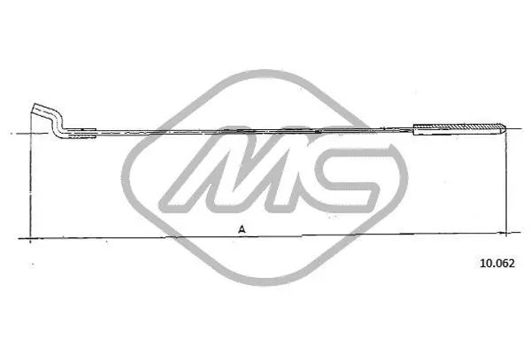 Câble d'accélération Metalcaucho 83781