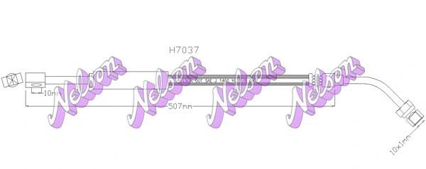 Flexible de frein KAWE H7037
