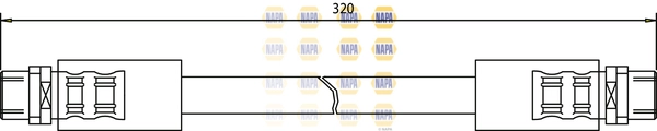 Flexible de frein NAPA NBH1039