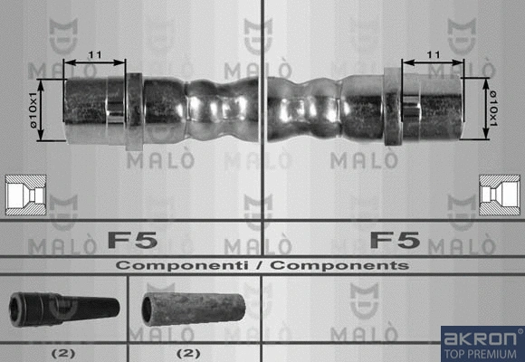 Flexible de frein AKRON-MALÒ 80163