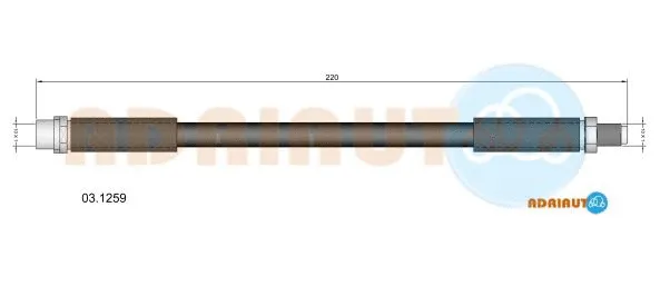 Flexible de frein ADRIAUTO 03.1259