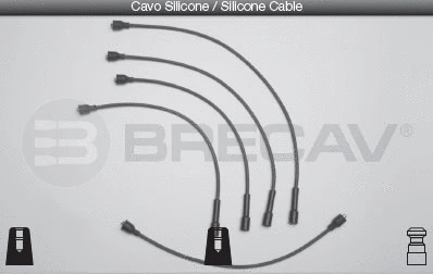 Kit de câbles d'allumage BRECAV 34.501