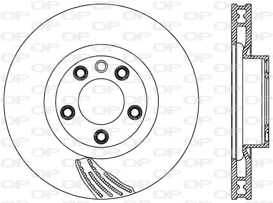 Disque de frein OPEN PARTS BDR2574.20