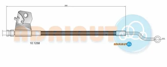 Flexible de frein ADRIAUTO 10.1258