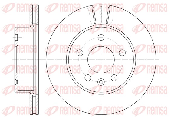 Disque de frein REMSA 6460.10