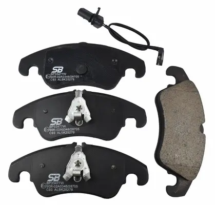 Kit de plaquettes de frein, frein à disque SB BP33477W
