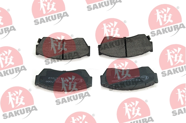 Kit de plaquettes de frein, frein à disque SAKURA 600-80-7000