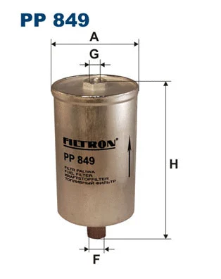 Filtre à carburant FILTRON PP 849
