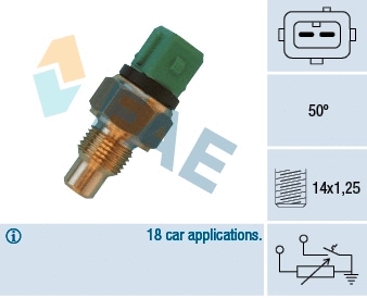 Sonde, température du liquide de refroidissement FAE 34430