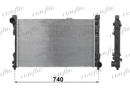 Radiateur, refroidissement du moteur FRIGAIR 0106.3056
