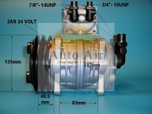 Compresseur, climatisation AUTO AIR GLOUCESTER 14-0067