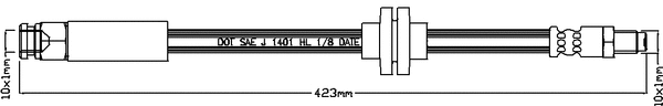 Flexible de frein JURATEK JBH1182