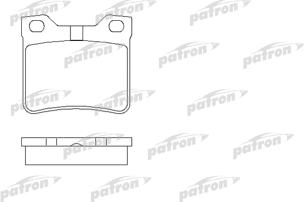 Kit de plaquettes de frein, frein à disque PATRON PBP1415