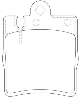 Kit de plaquettes de frein, frein à disque FIT FP0873