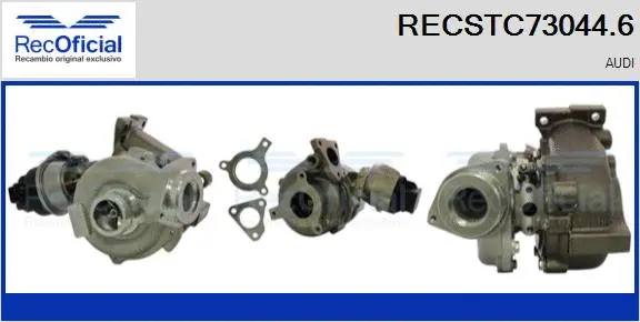 Turbocompresseur, suralimentation RECOFICIAL RECSTC73044.6