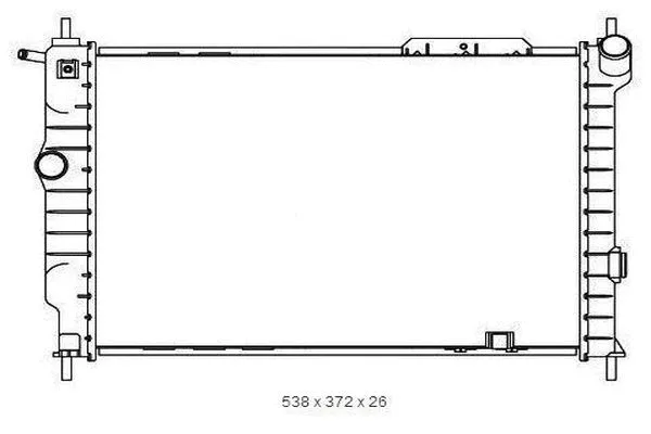 Radiateur, refroidissement du moteur ORDONEZ 2065029