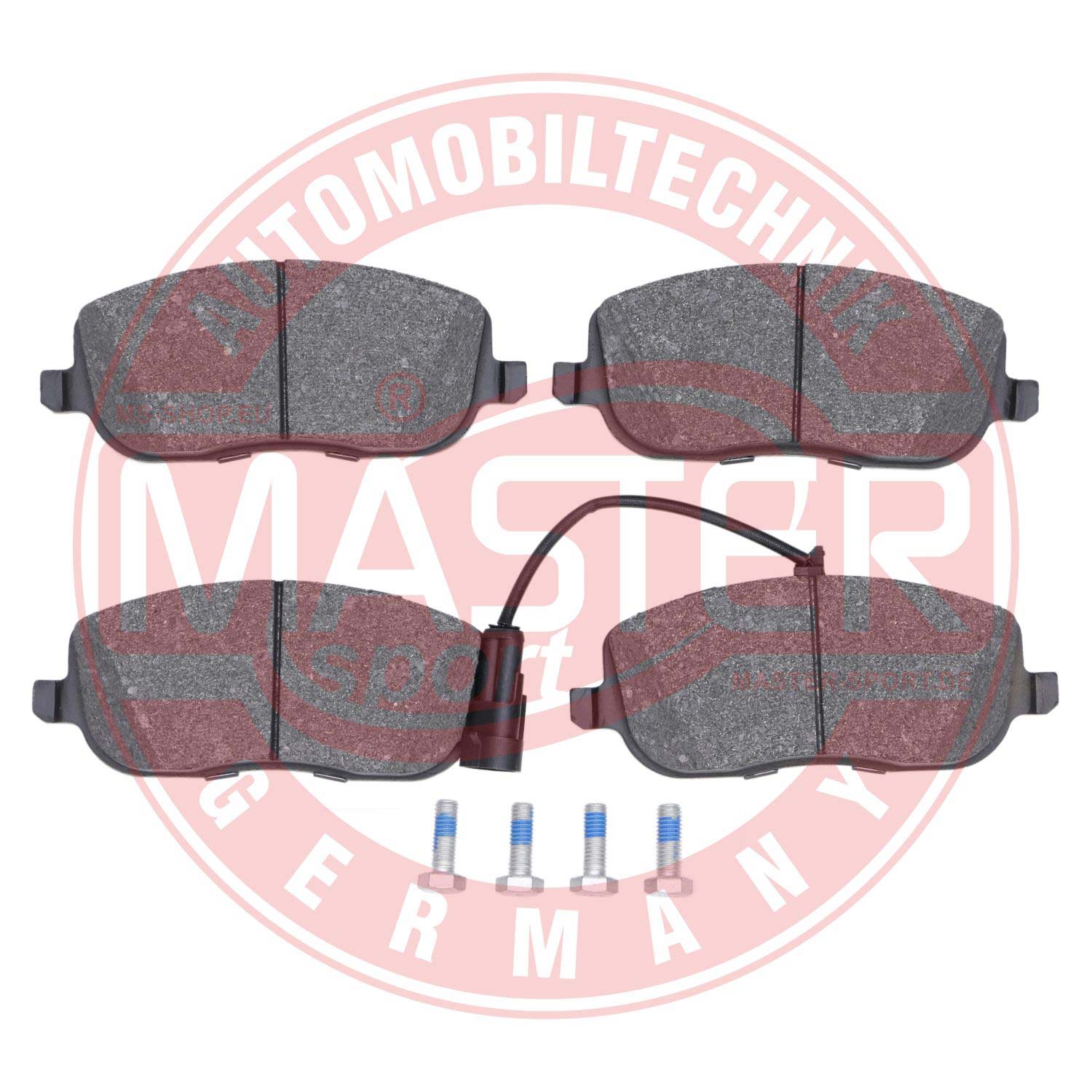 Kit de plaquettes de frein, frein à disque MASTER-SPORT GERMANY 13046038242N-SET-MS